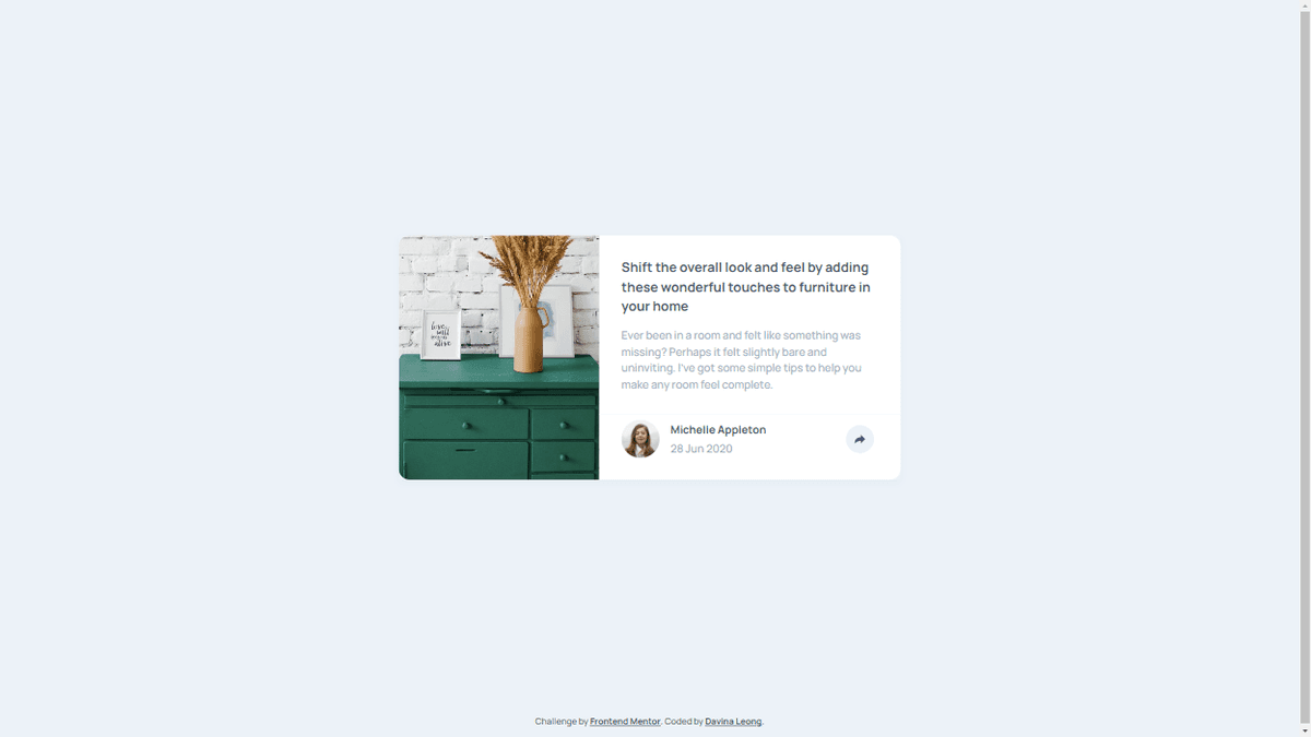 Article Preview Component