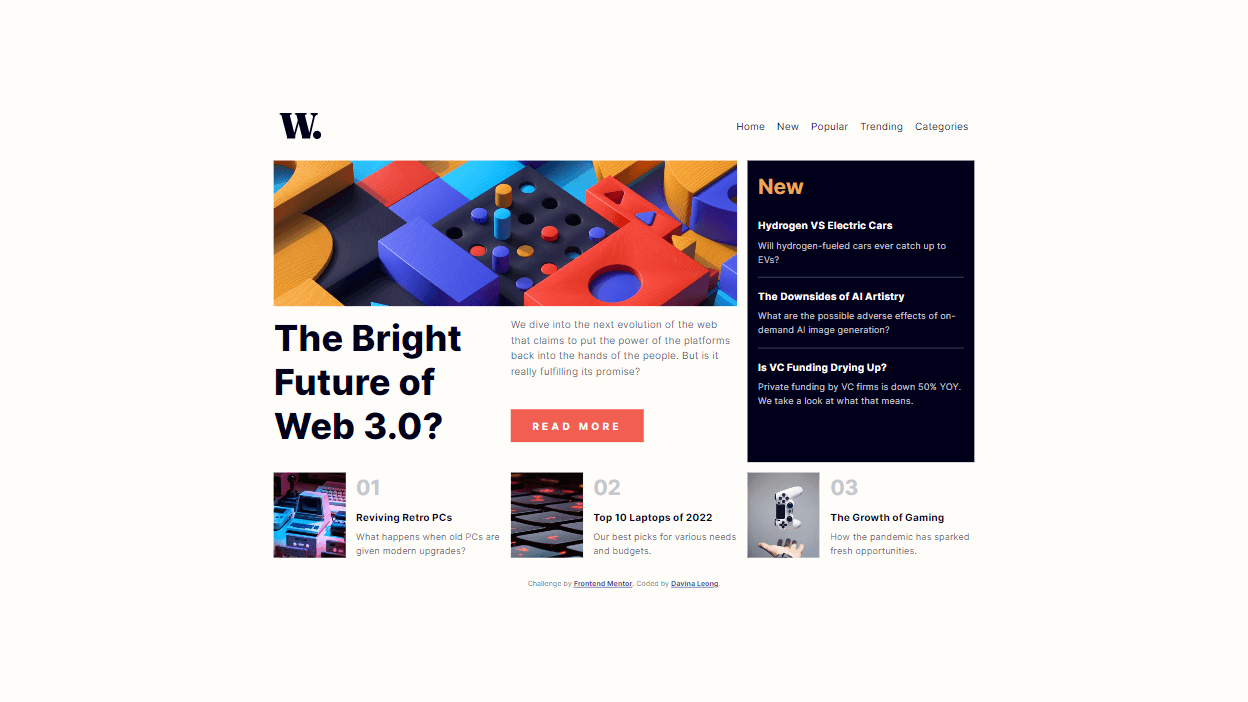 News Homepage
